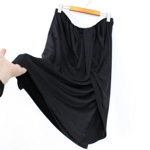 DStudio Black Layered Skirt